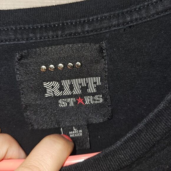 90s Vintage Rolling Stones Tshirt 50 Yr Anniv Tour at Voodoo Lounge Size L - Picture 2 of 7